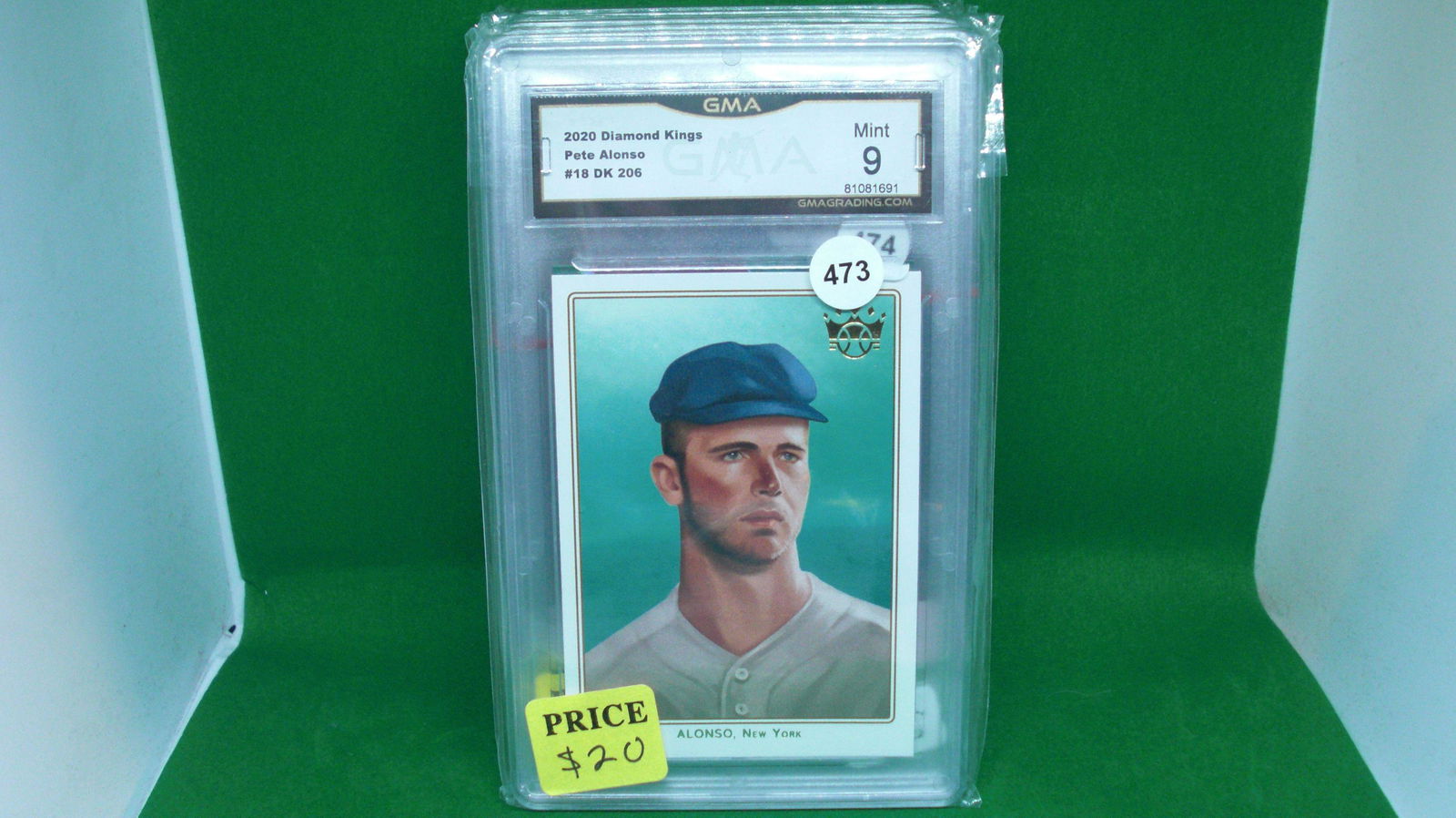 GMA graded 9 Pete Alonso diamond kings (1 of 1)