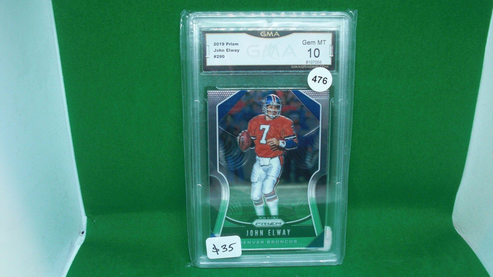 GMA graded 10 John Elway prizm (1 of 1)