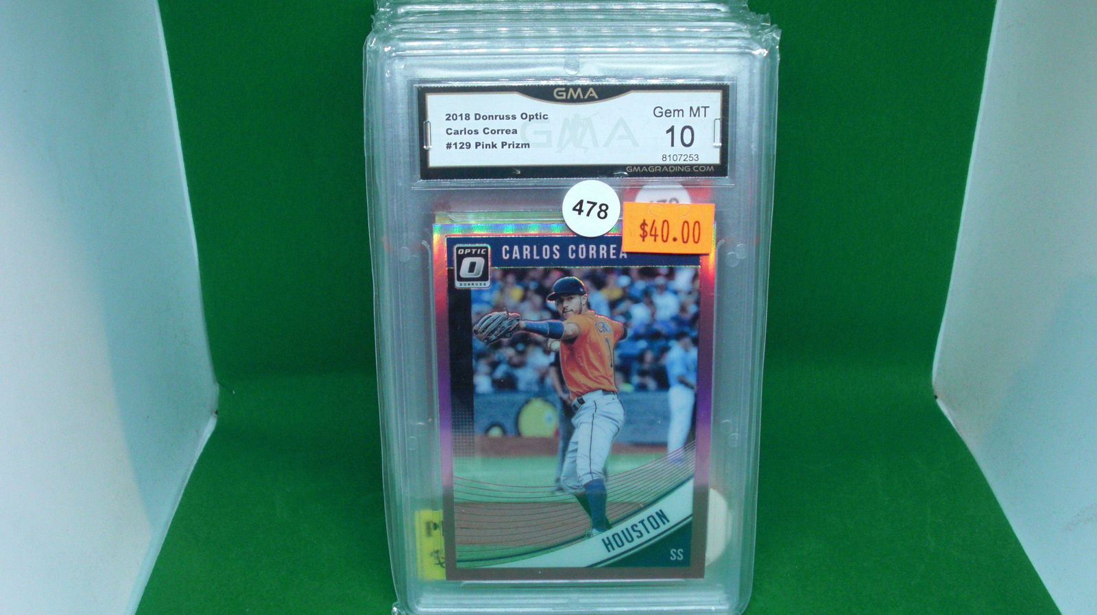 GMA graded 10 caros correa pink optic (1 of 1)