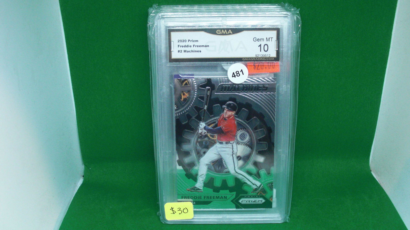 GMA graded 10 Freddie Freeman insert card (1 of 1)