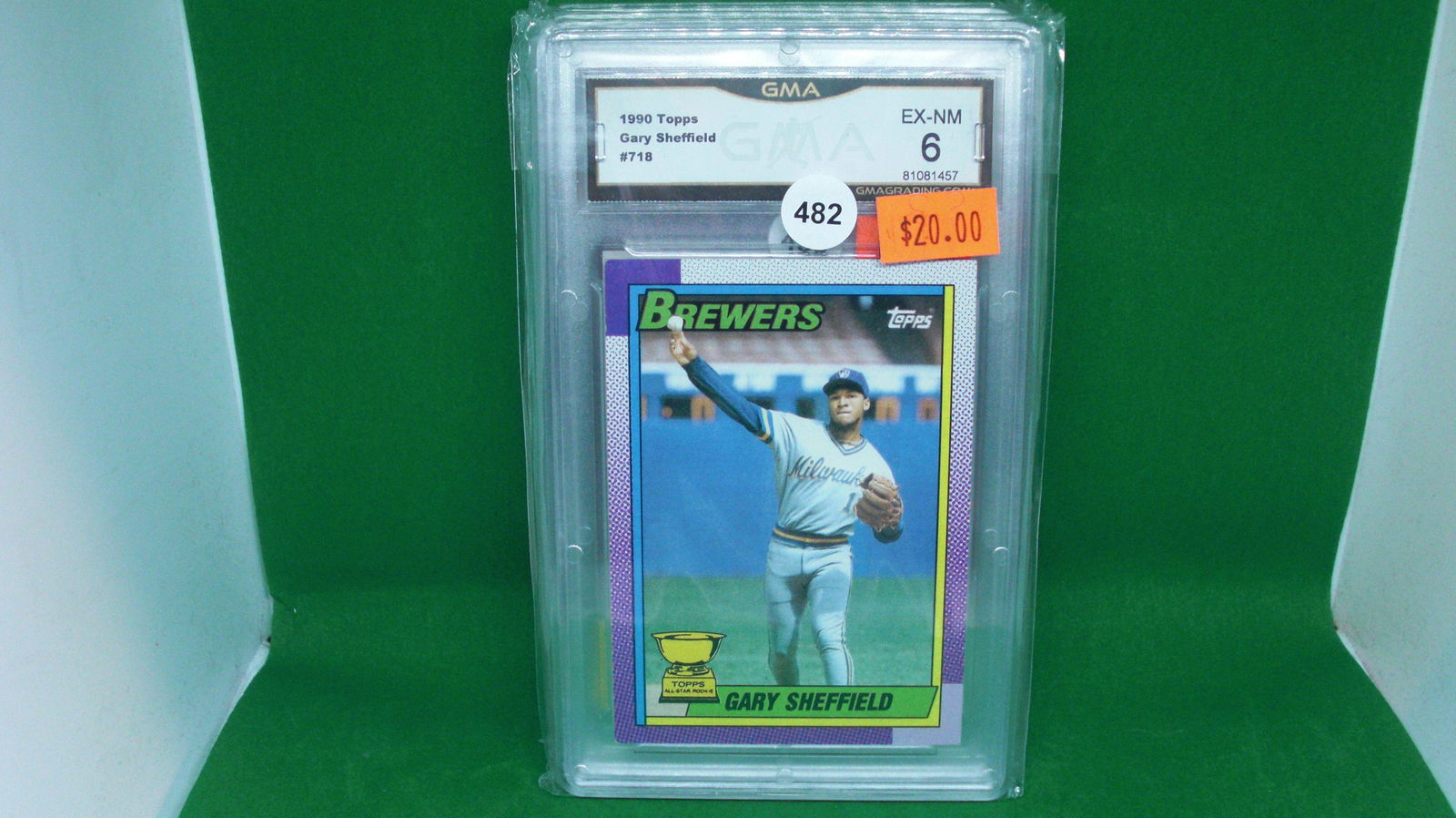 GMA graded 6 Gary Sheffield rookie cup (1 of 1)