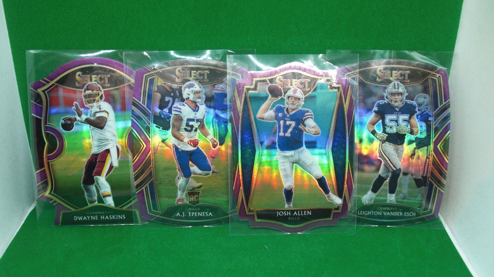 lot of 4 select purple die cut cards (1 of 1)