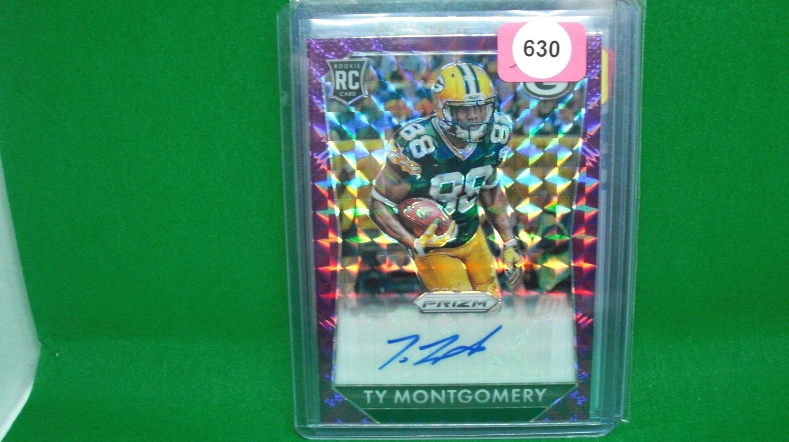 ty montgomery purple prizm rookie (1 of 1)