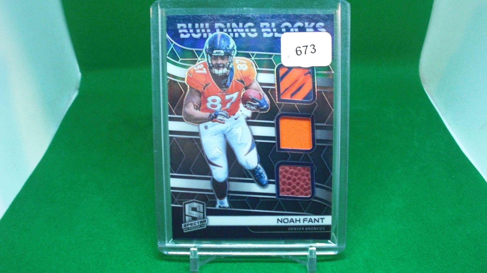 noah fant triple patch card 68/99 (1 of 1)