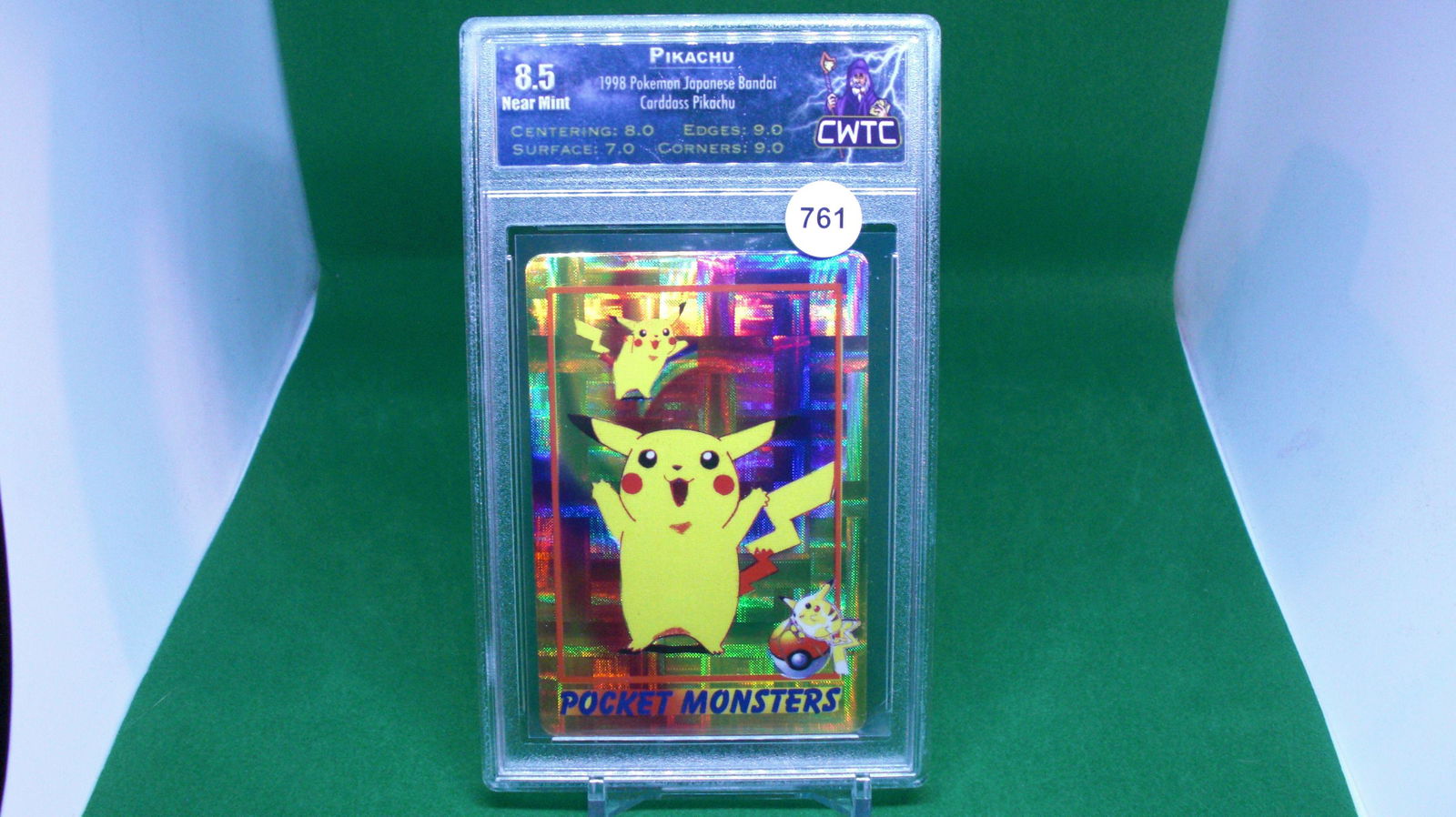 CWTC 8.5 pocket monsters pikachu card (1 of 1)