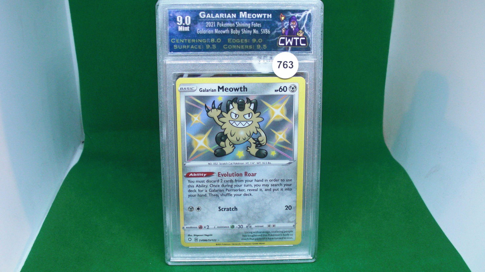 CWTC 9 pokemon mewth holo foil (1 of 1)