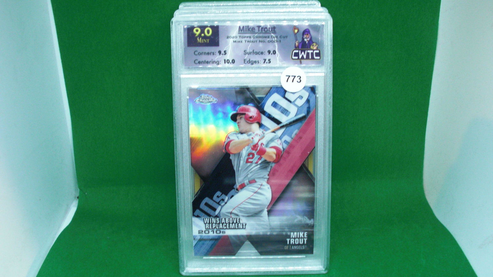 CWTC 9 mike trout die cut card (1 of 1)