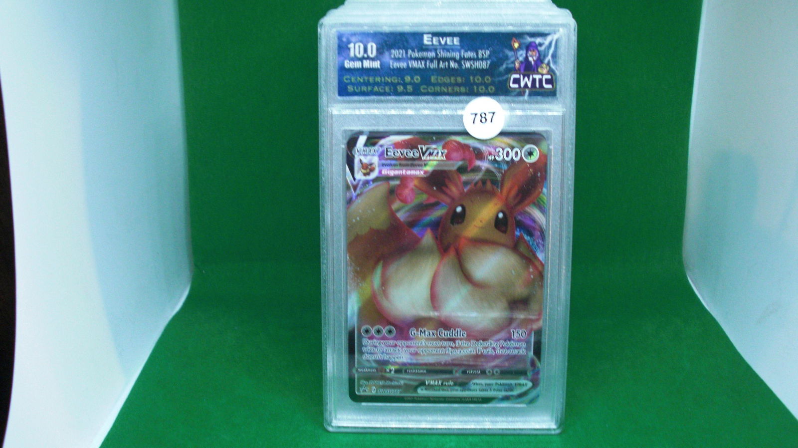 CWTC 10 gem mint pokemon eevee vmax (1 of 1)