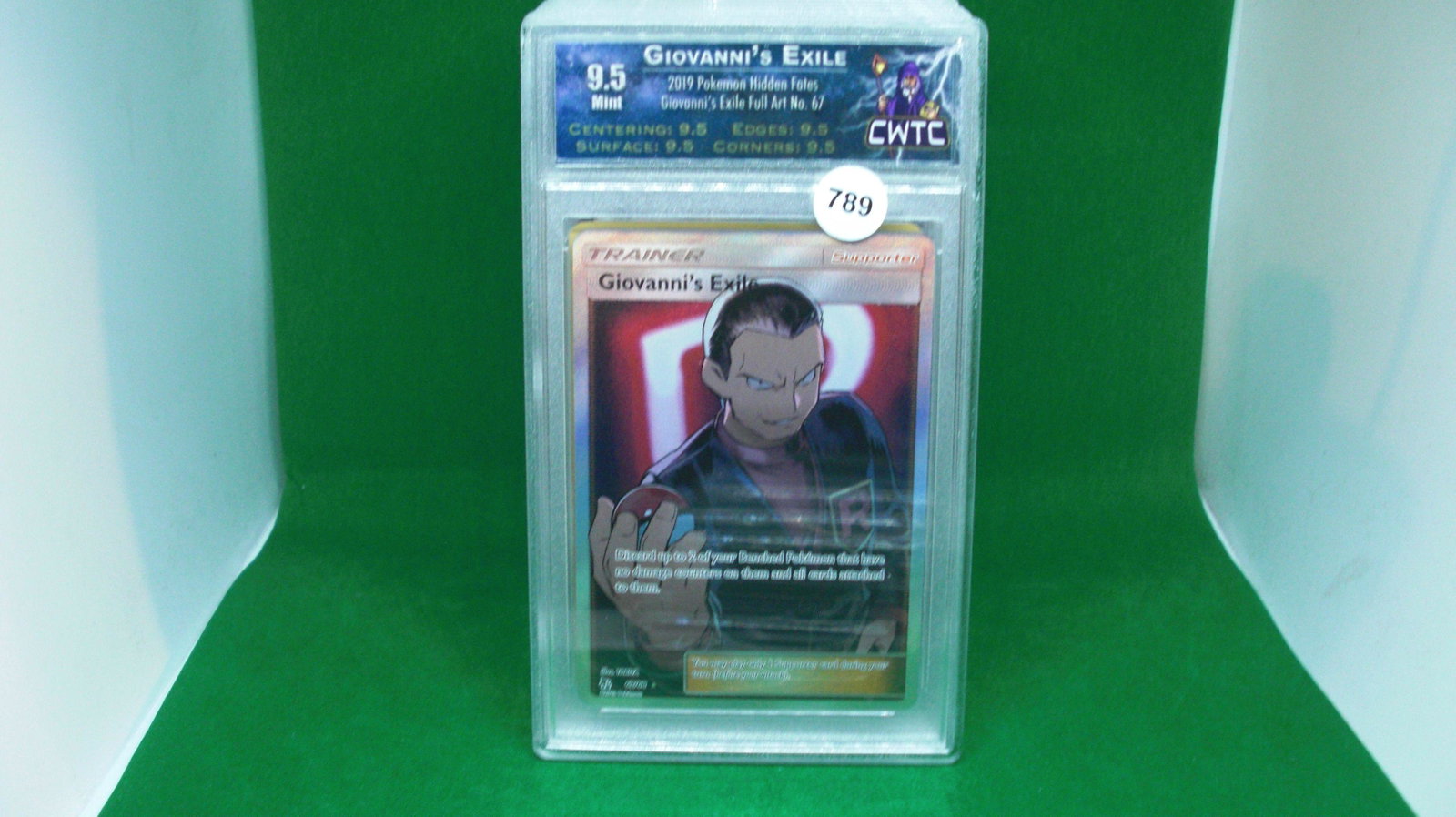 CWTC 9.5 giovanni exile full art: cwtc graded trading card