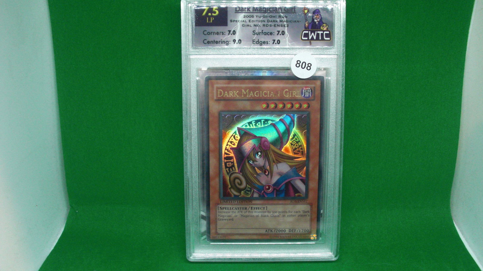 CWTC 7.5 yu-gi-oh dark magician girl (1 of 1)