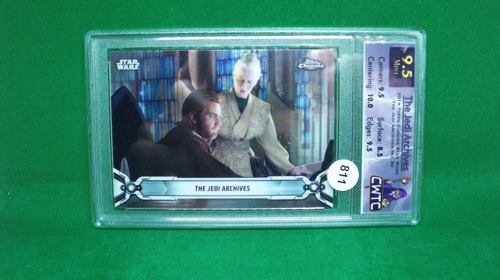 CWTC 9.5 Star Wars Topps Chrome (1 of 1)