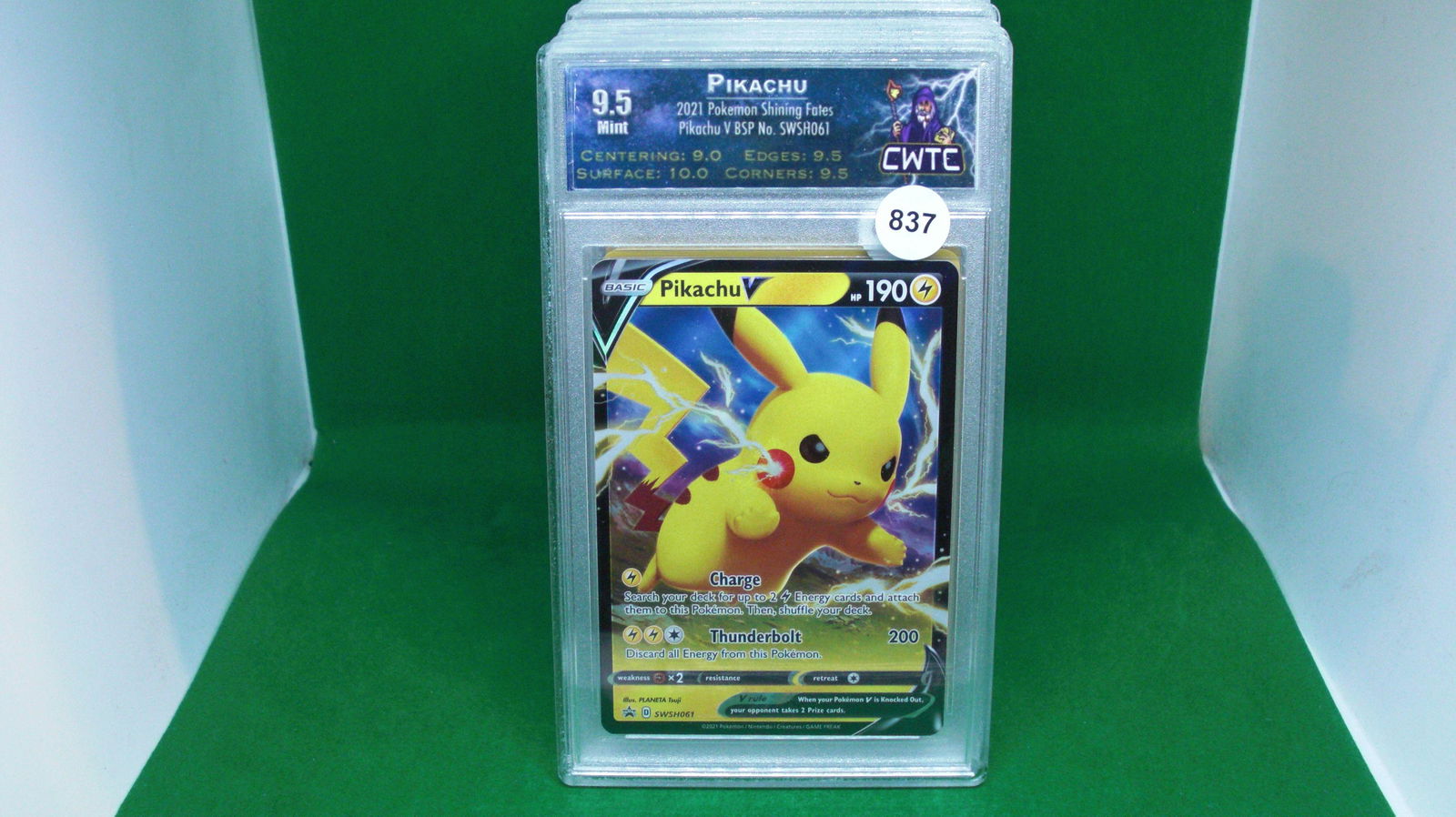 CWTC 9.5 PokÃ©mon Pikachu V shiny (1 of 1)
