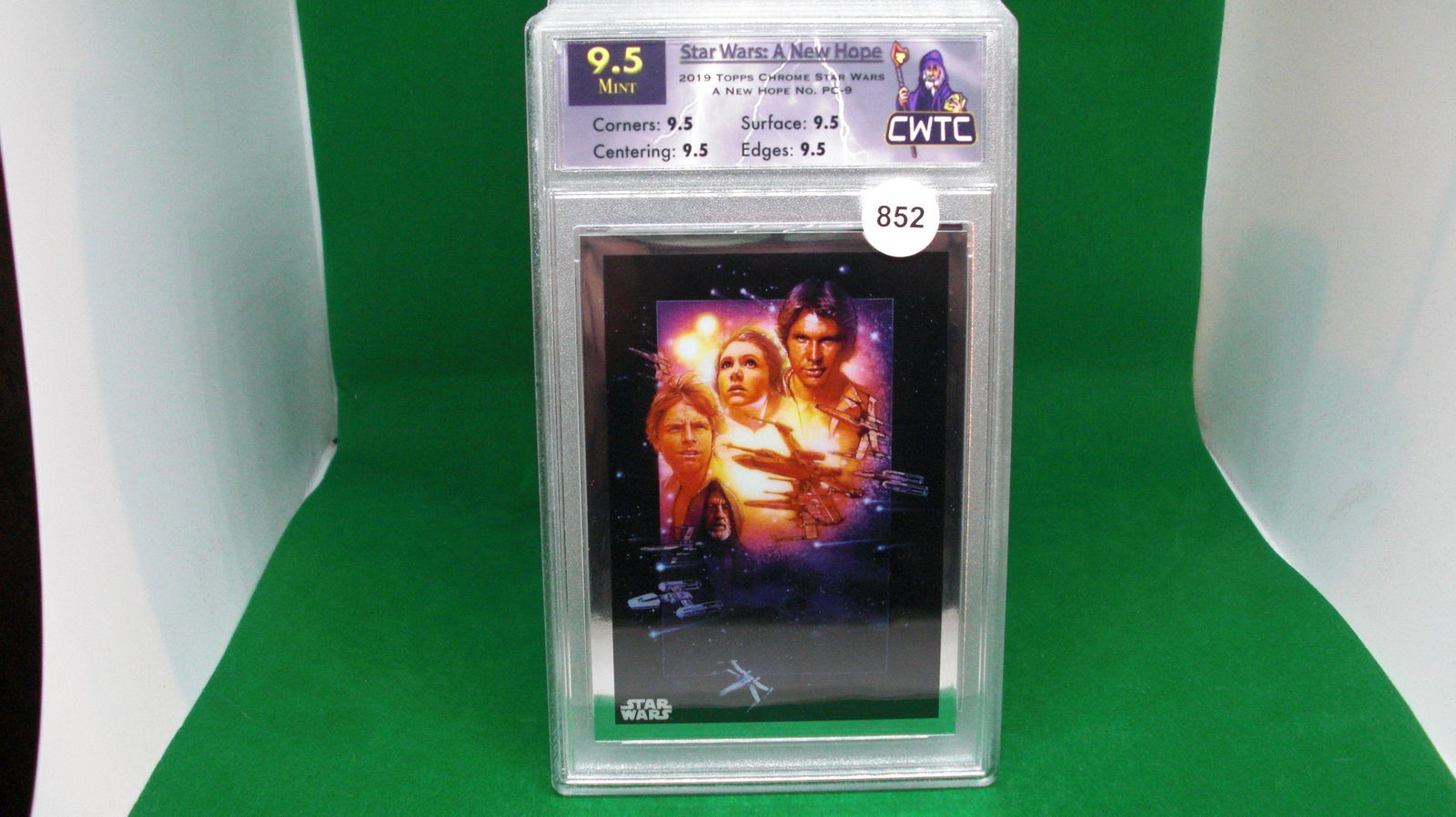 CWTC 9.5 Star Wars Topps Chrome card (1 of 1)
