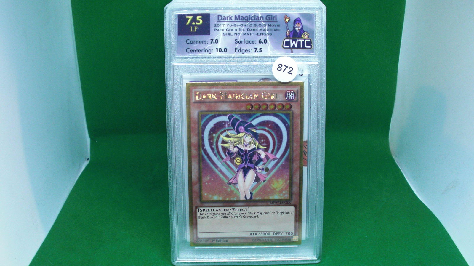 CWTC 7.5 yu-gi-oh dark magician girl (1 of 1)
