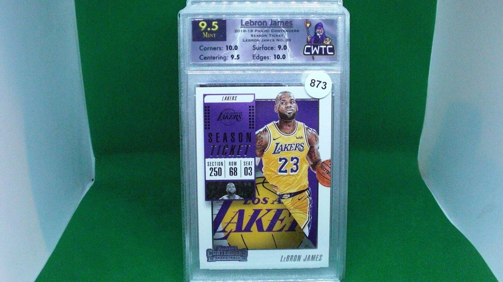 CWTC 9.5 Lebron James season ticket (1 of 1)