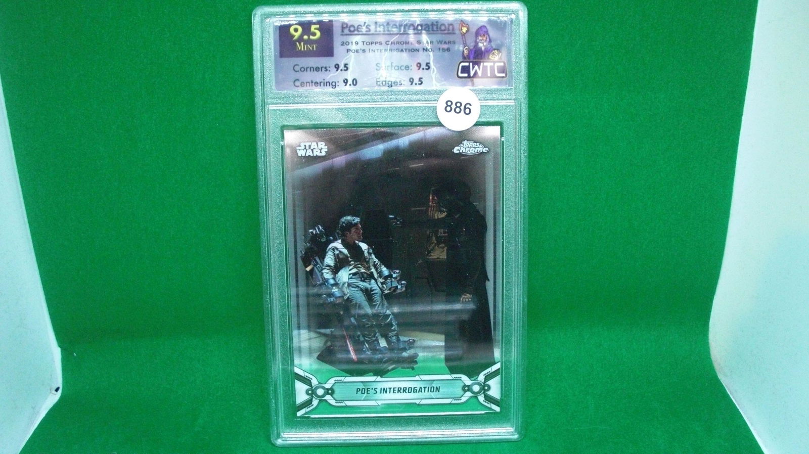 CWTC 9.5 Topps Chrome Star Wars card (1 of 1)