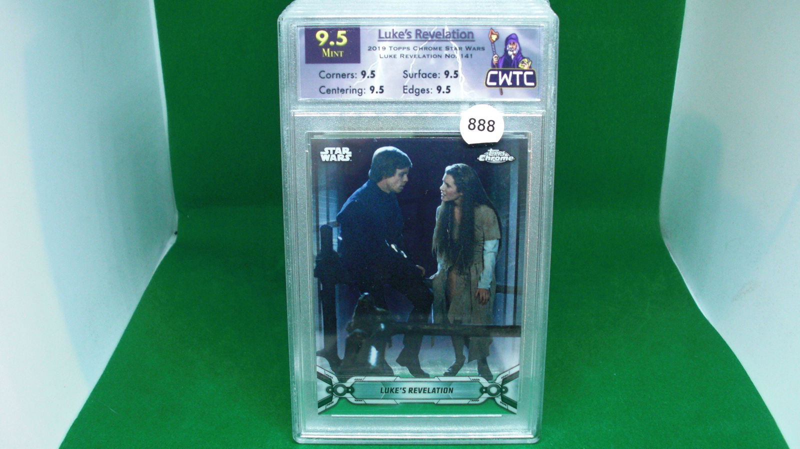 CWTC 9.5 Topps Chrome Star Wars card (1 of 1)