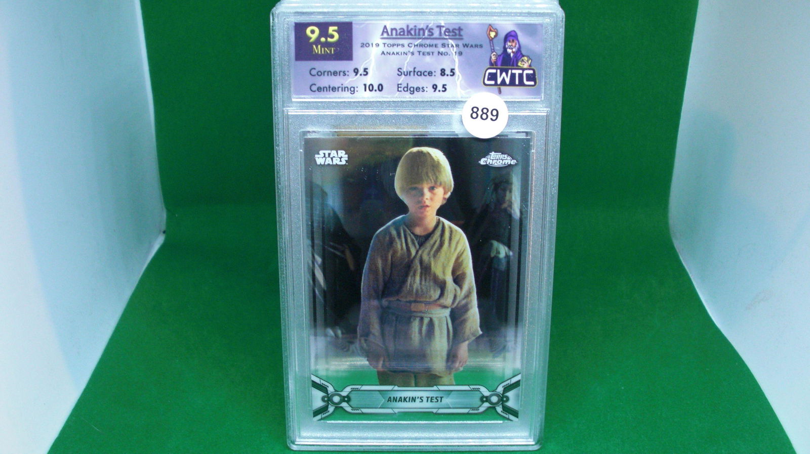 CWTC 9.5 Topps Chrome Star Wars card (1 of 1)