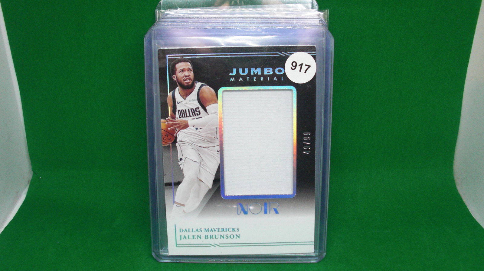 jalen brunson jumbo jersey card 49/99 (1 of 1)