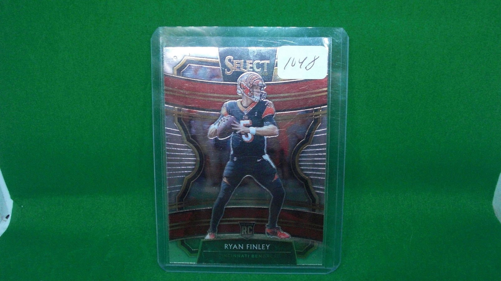 Ryan Finley rookie card (1 of 1)