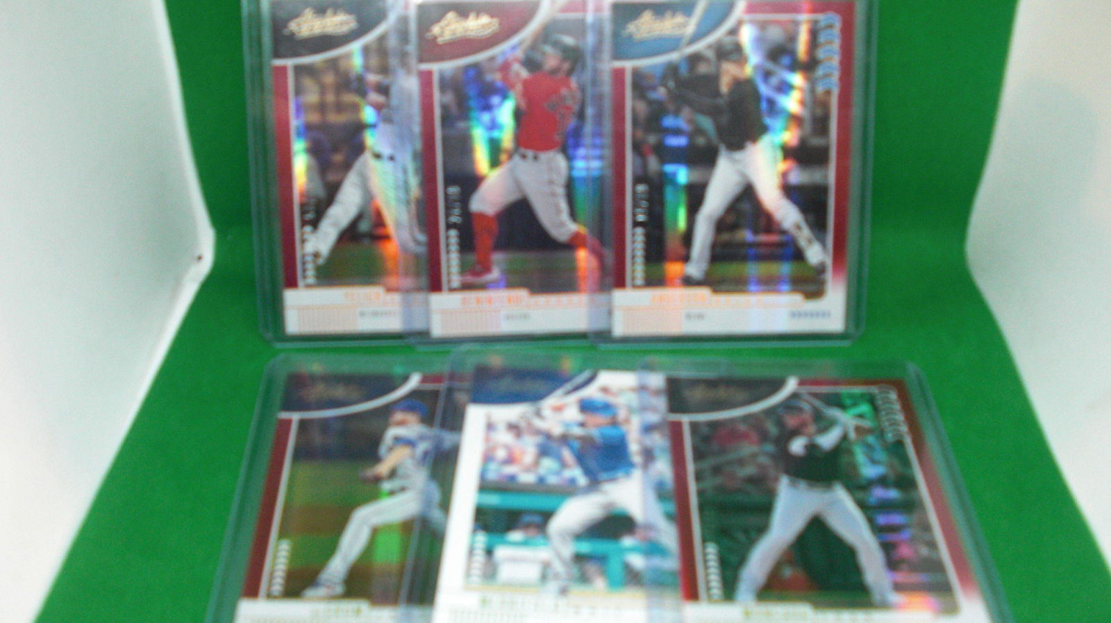 Lot of six absolute baseball numbered short prints (1 of 1)