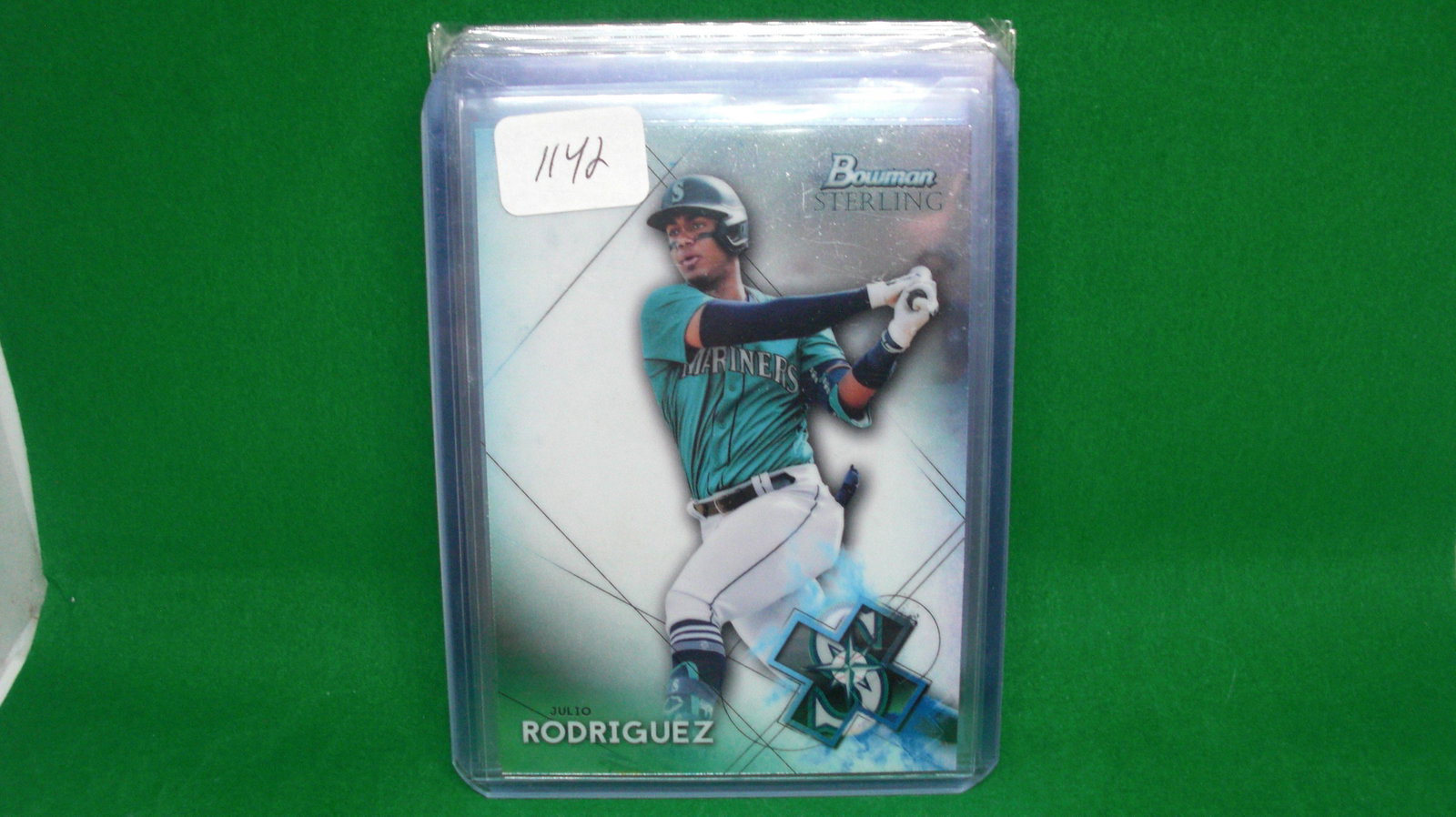 julio rodriguez bowman sterling: in top loader