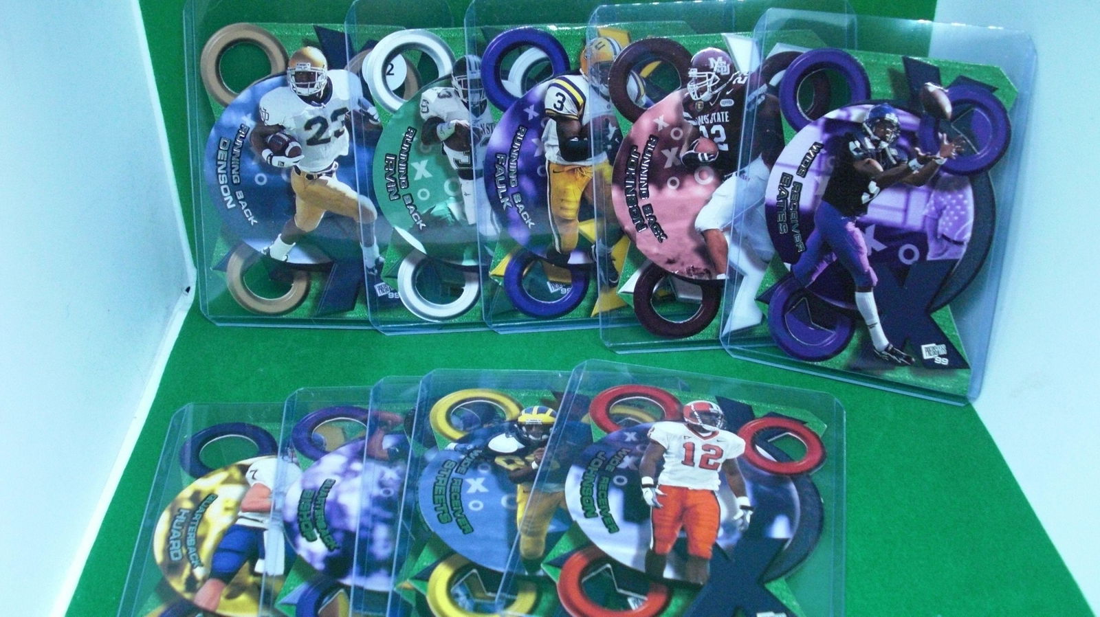 lot of 10 press pass die cut rookies (1 of 1)