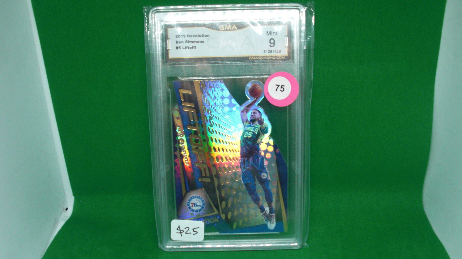 GMA graded 9 Ben Simmons liftoff (1 of 1)