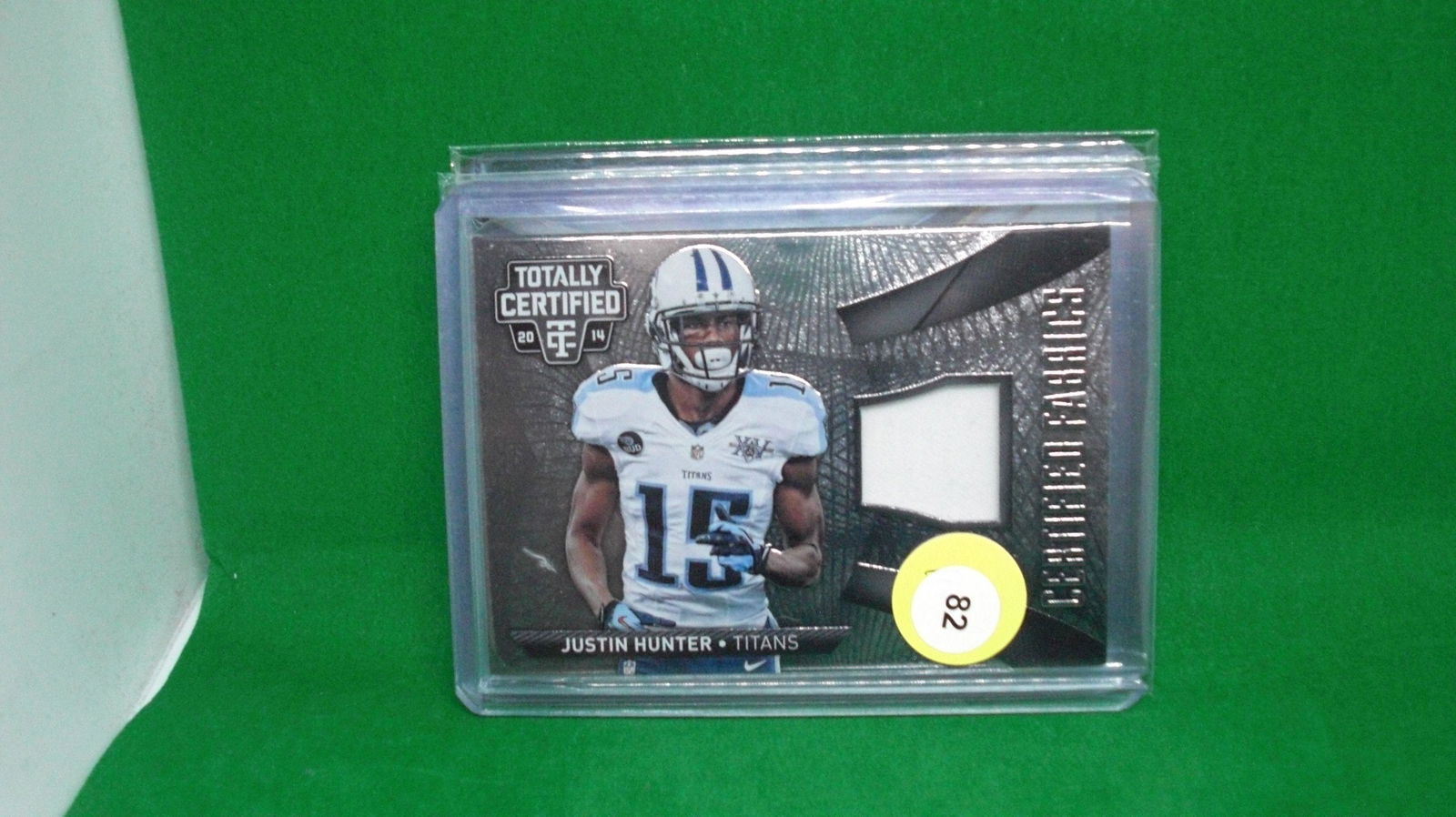 Justin hunter jersey card (1 of 1)