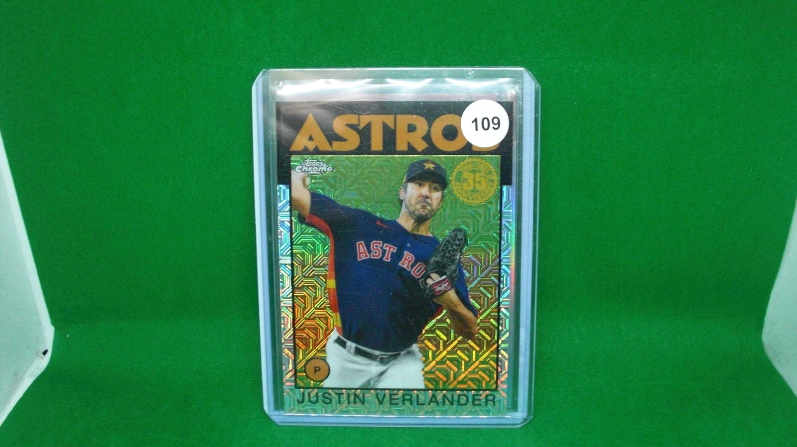 justin verlander mojo refractor (1 of 1)
