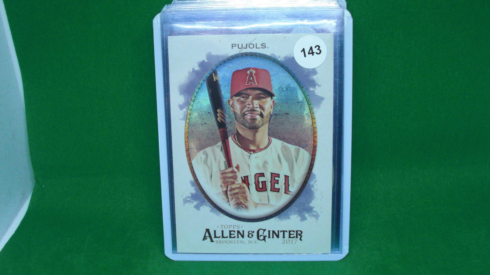 Albert Pujols a&g foil sp: in top loader