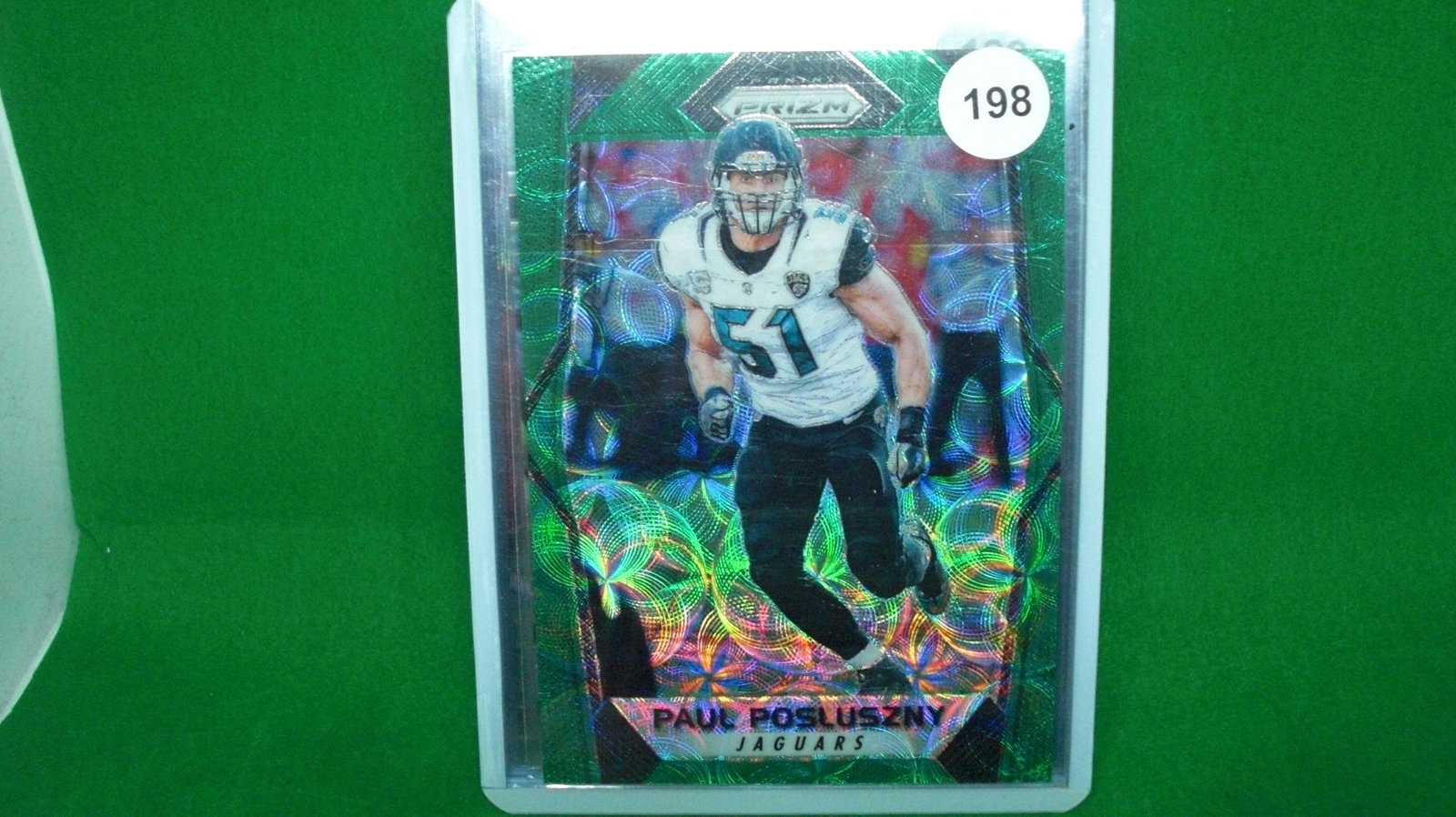 paul posluszny green scope: in top loader