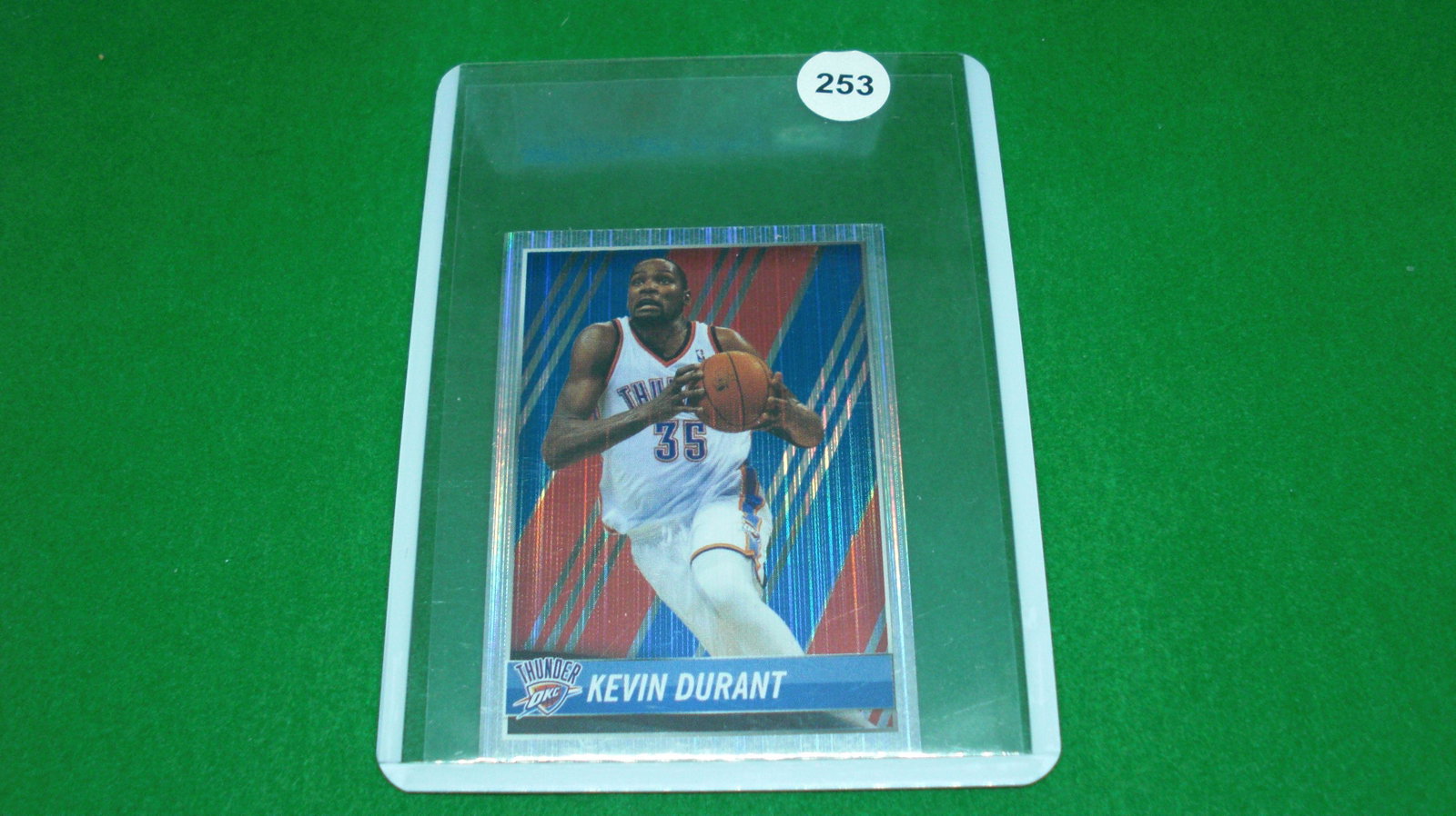 kevin durant mini sticker: in top loader