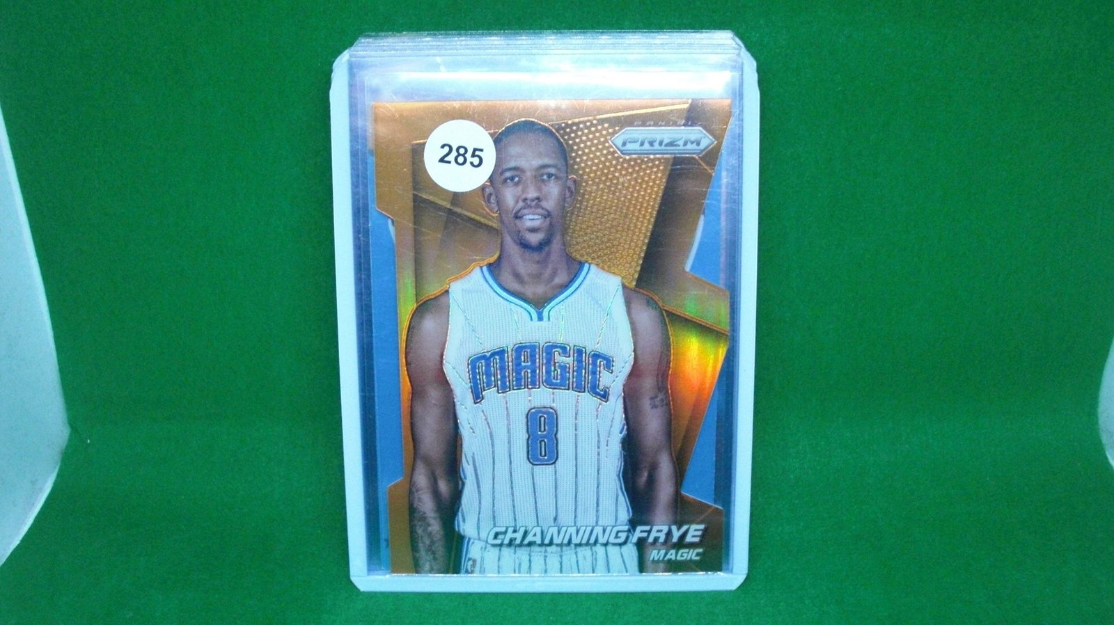 channing frye orange prizm 029/139: in top loader