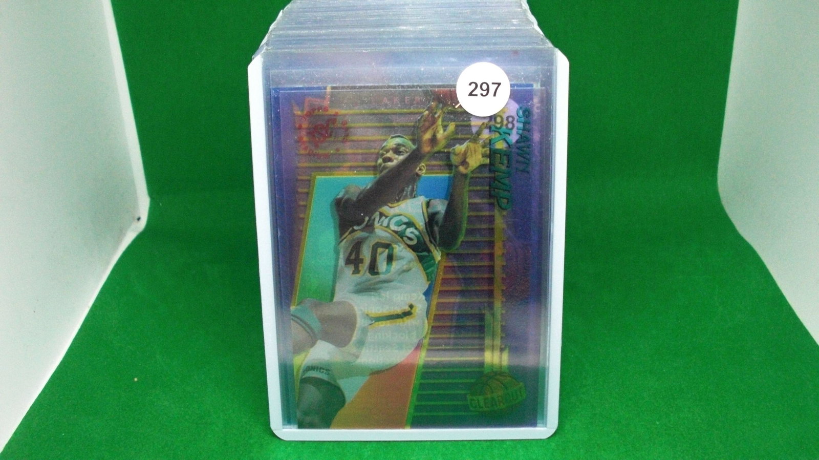 Shawn Kemp clearcut: in top loader