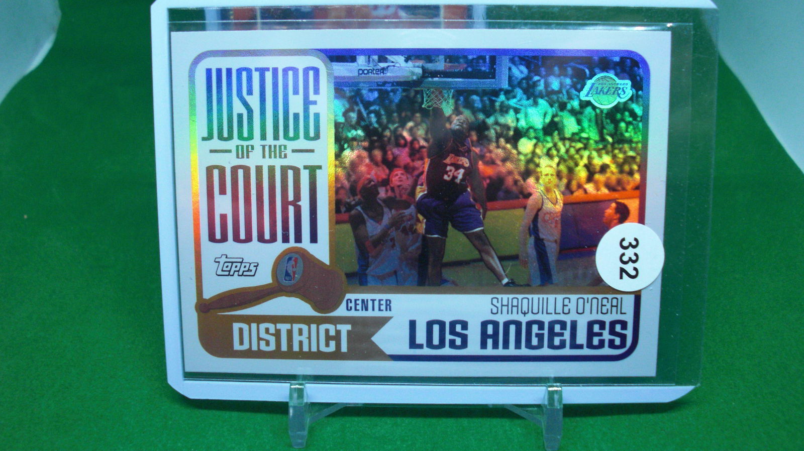 shaquille oneal insert card (1 of 1)