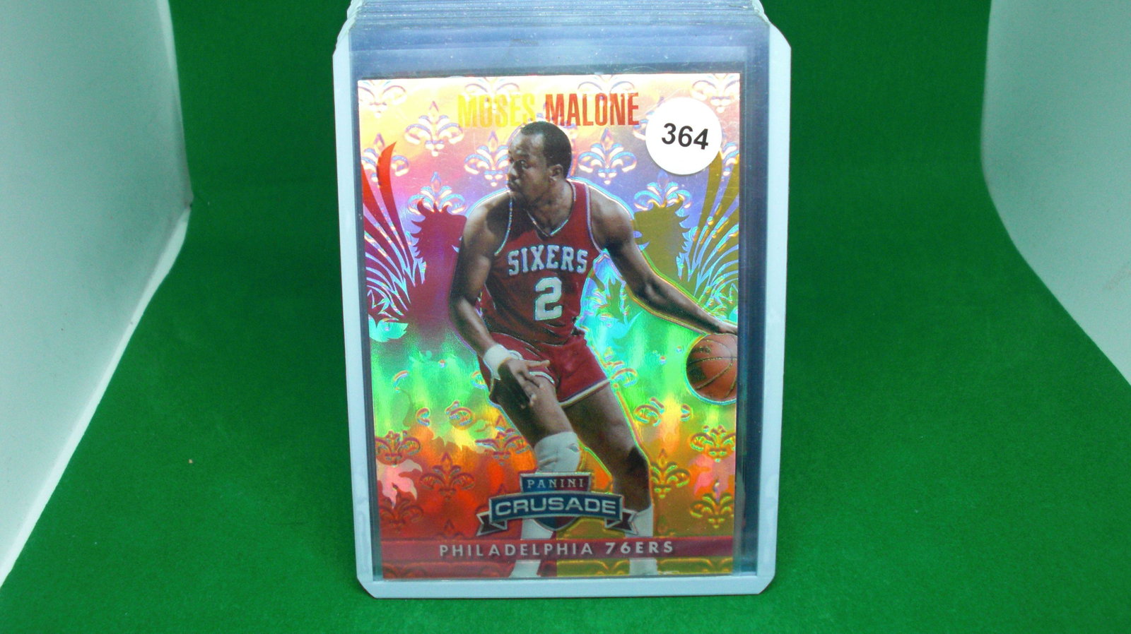 Moses Malone 76ers crusade 215/349: in top loader