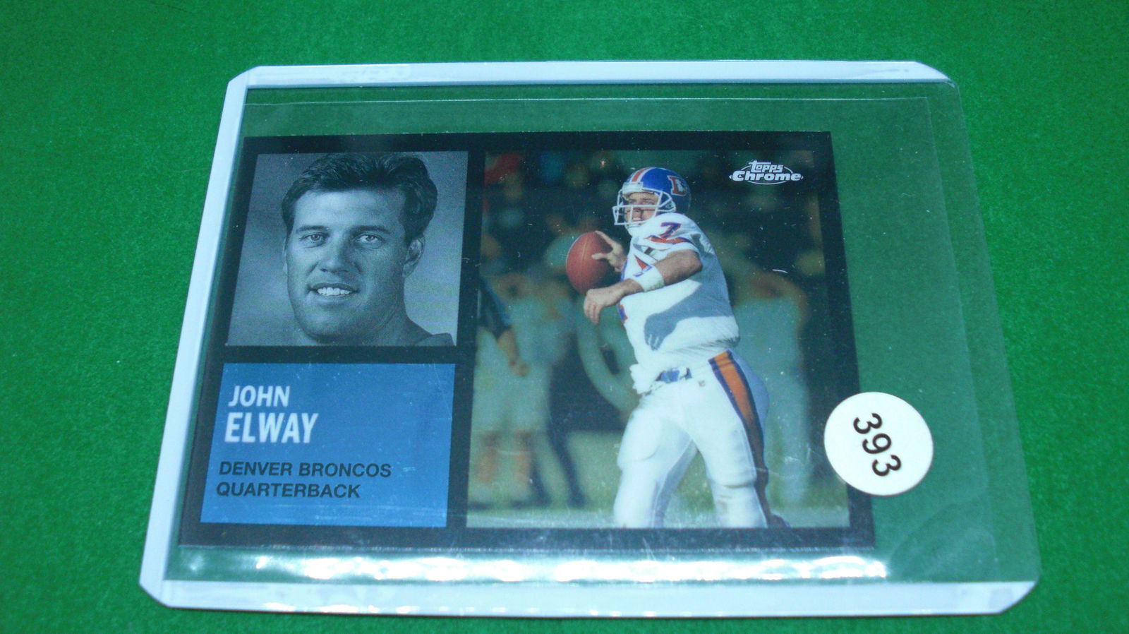 John Elway Topps Chrome mini (1 of 1)
