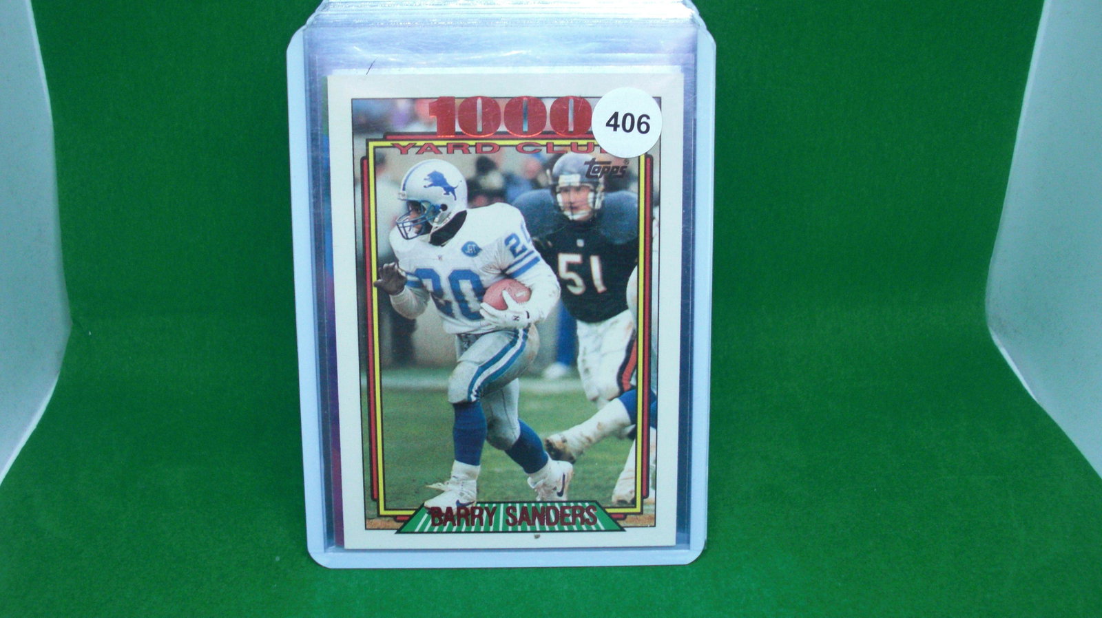 Barry Sanders 1000 yard club: in top loader