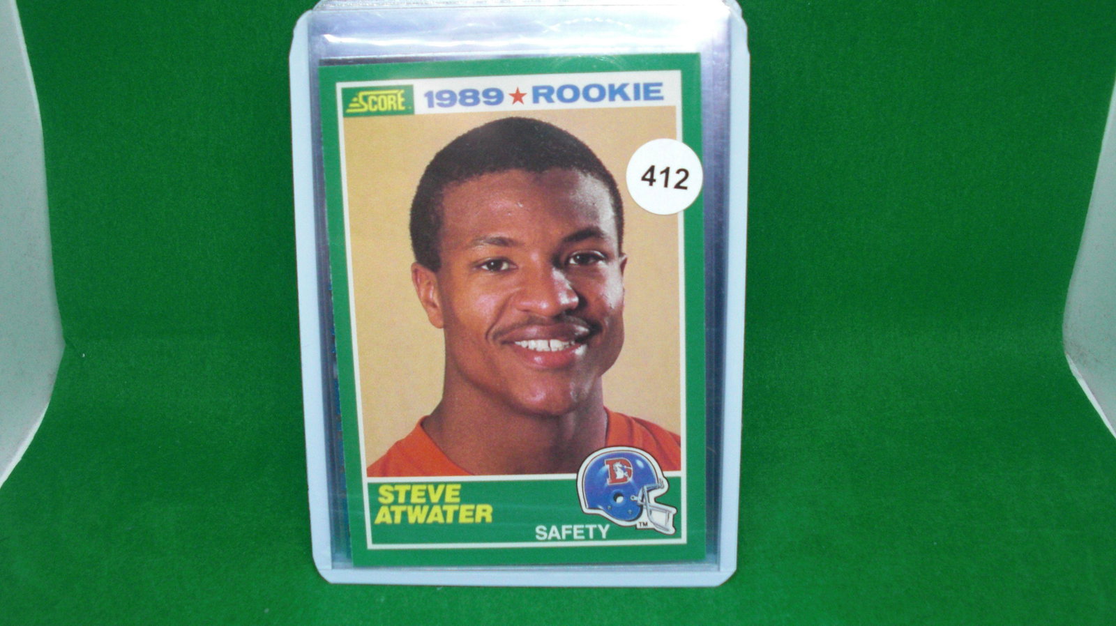 Steve Atwater rookie card: in top loader