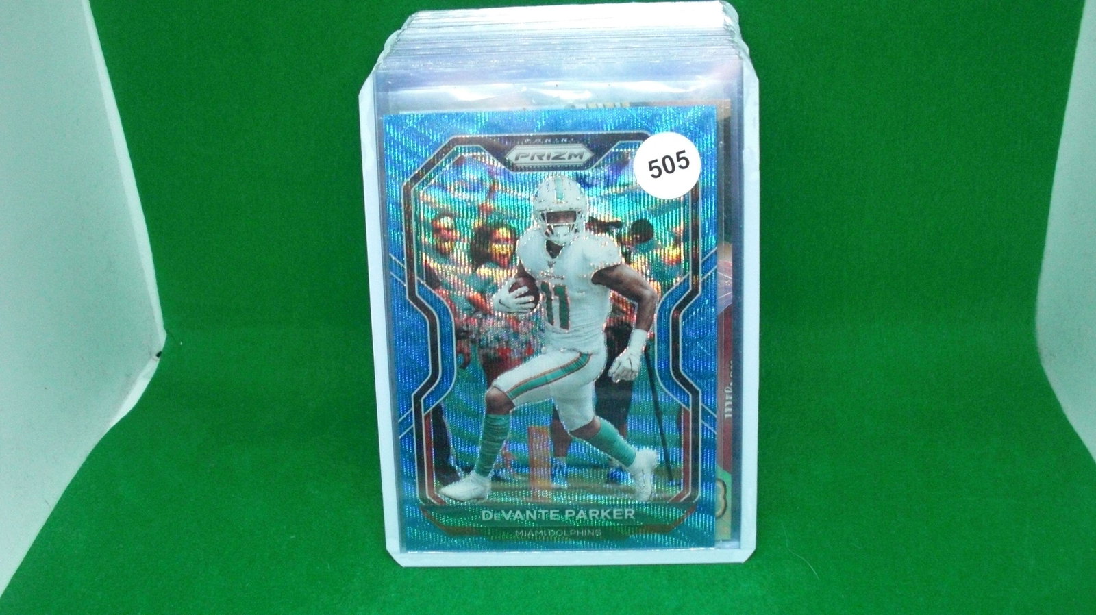 Devante Parker blue wave prism 151/199: in top loader