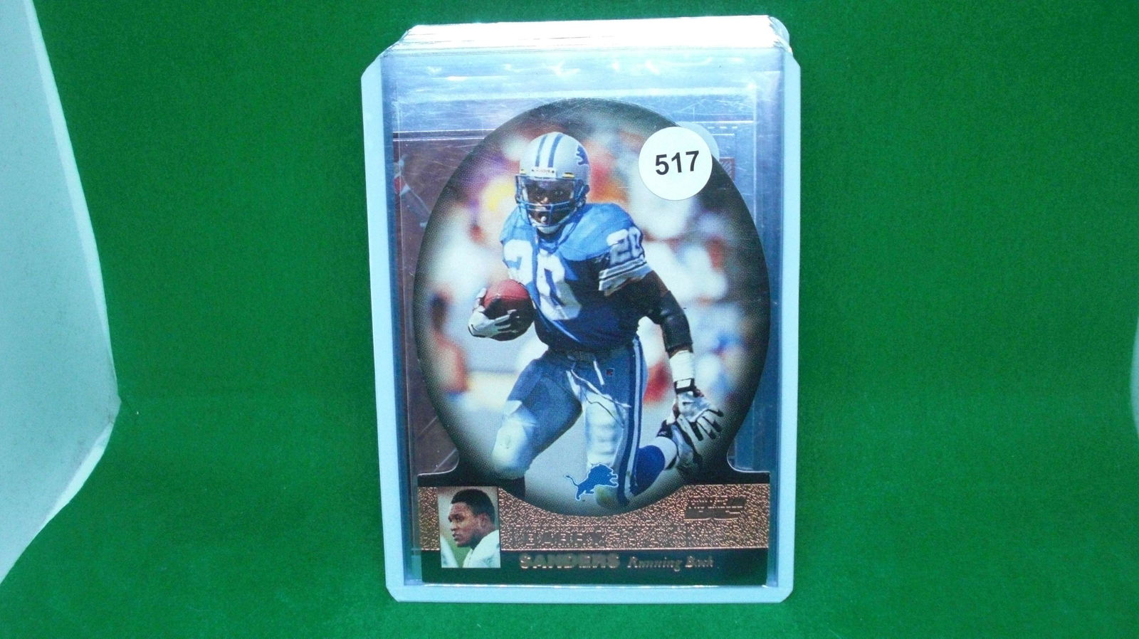 Barry Sanders die cut insert (1 of 1)