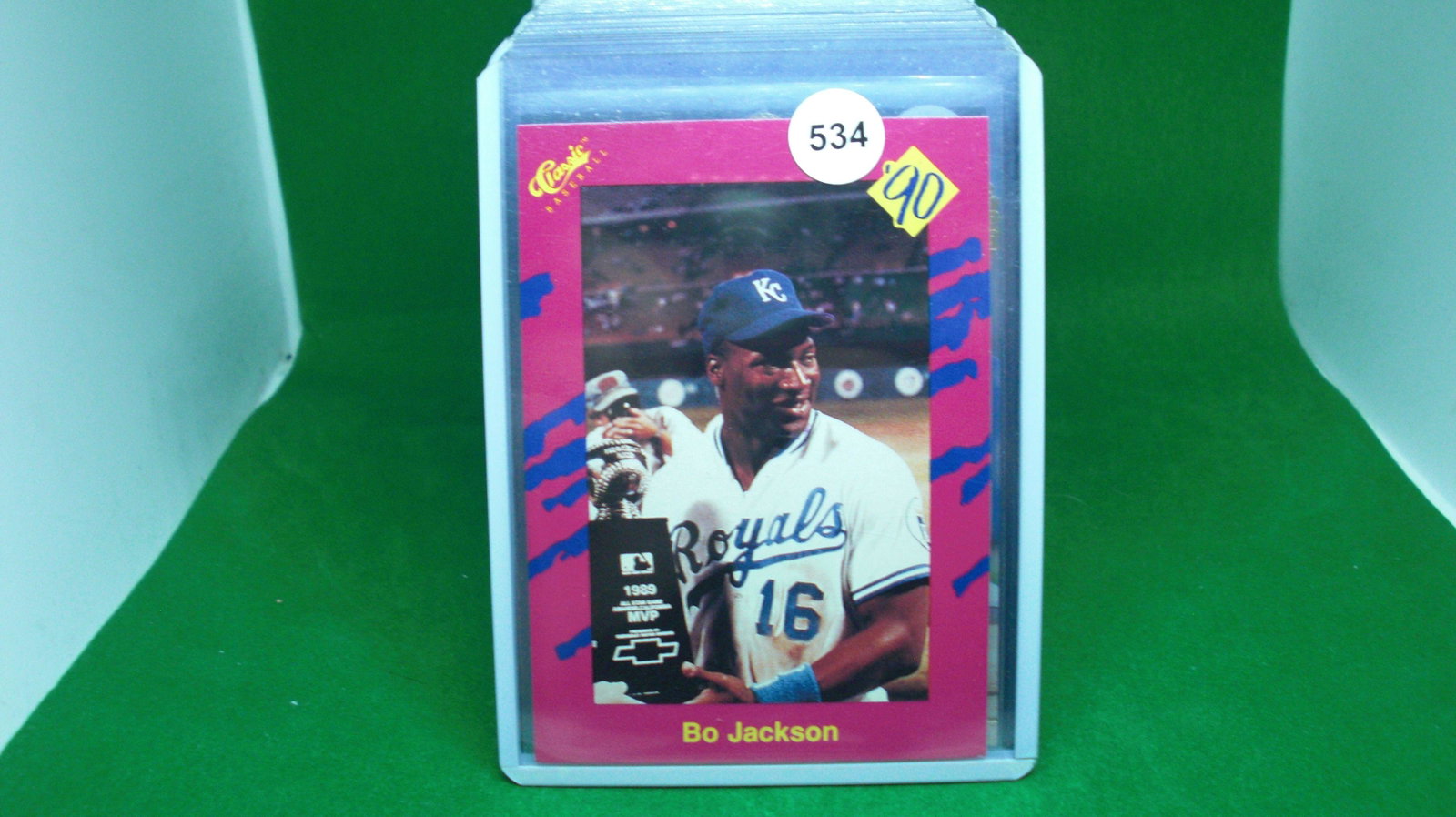 Bo Jackson 1990 classic: in top loader
