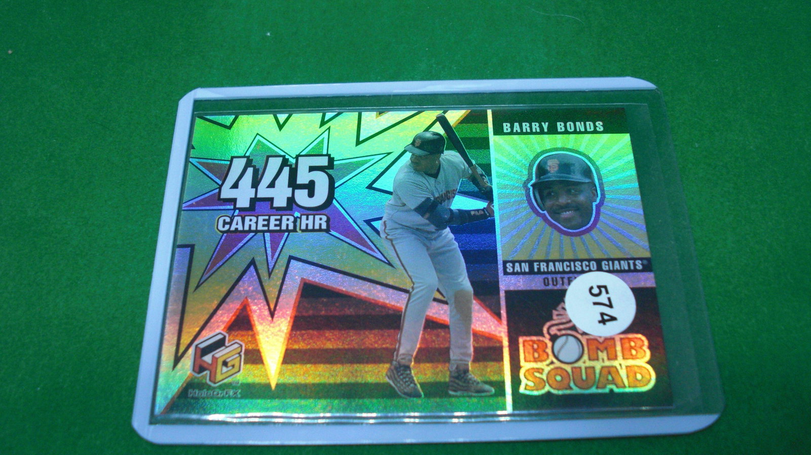 Barry Bonds bomb squad: in top loader