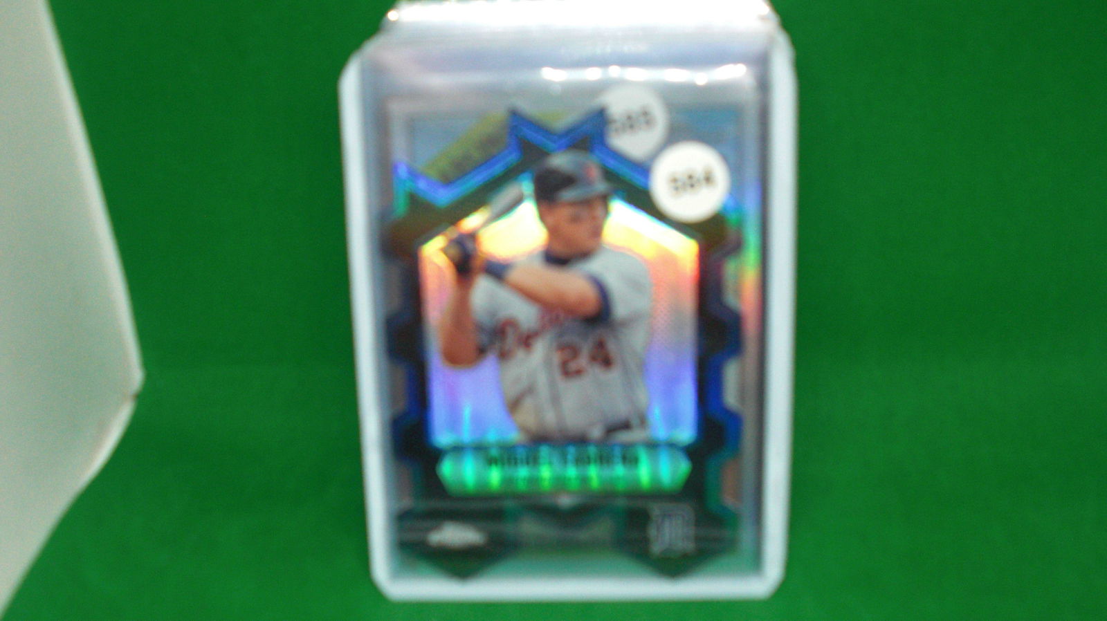 Miguel Cabrera Topps Chrome die cut card (1 of 1)