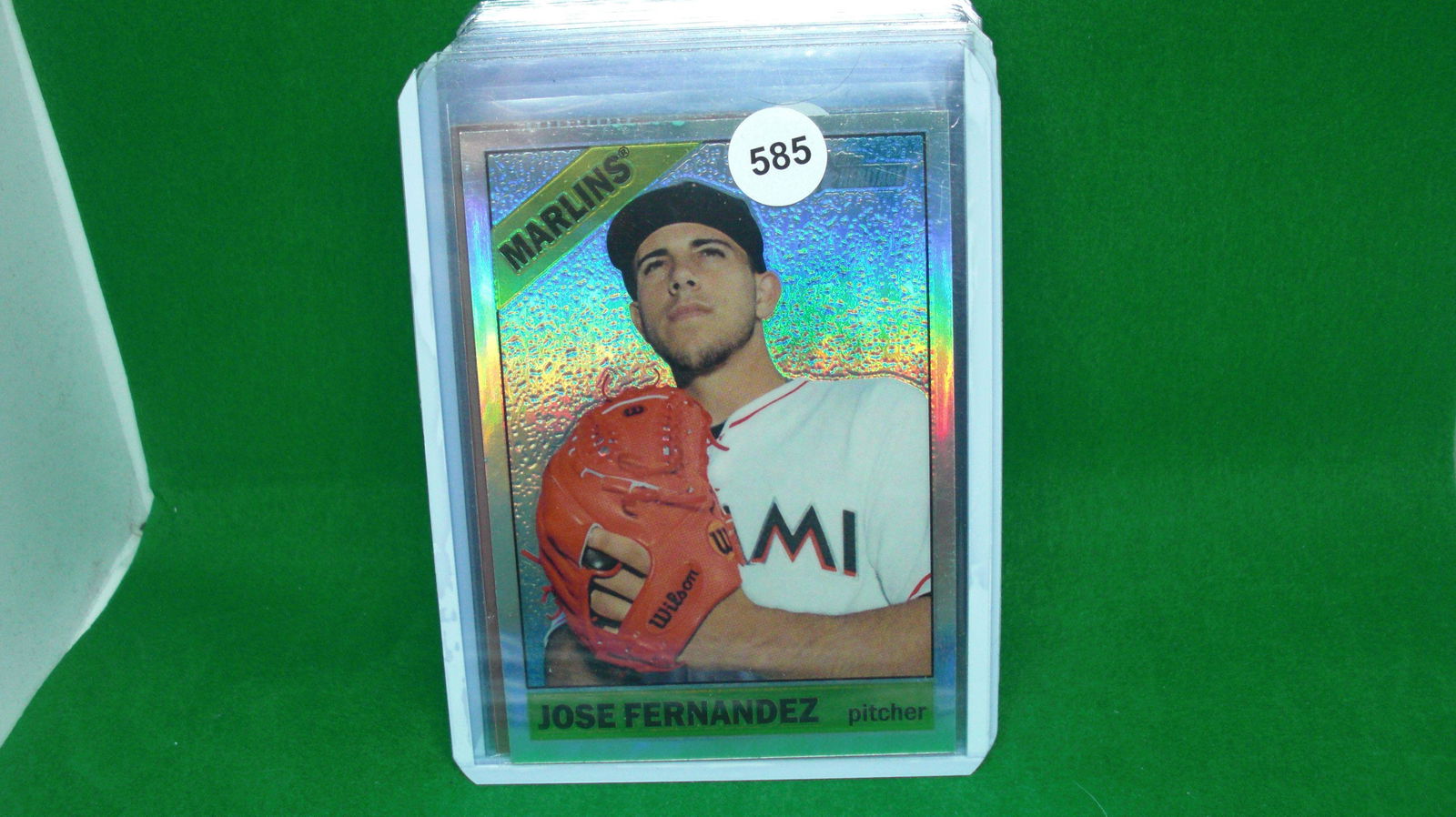 jose fernandez silver refractor 517/566 (1 of 1)