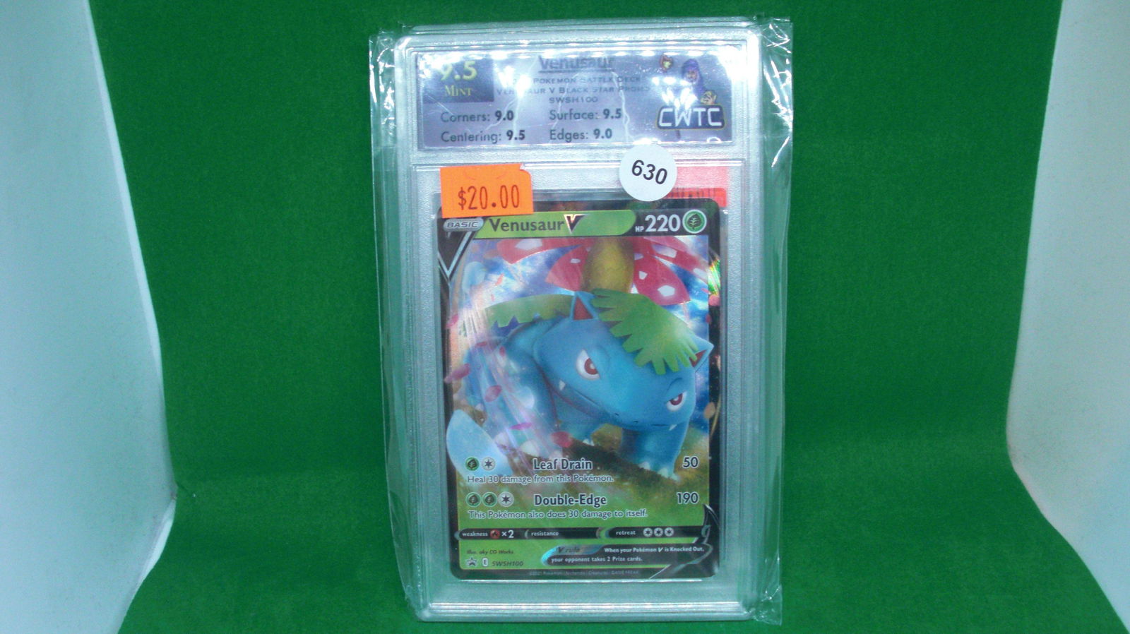 CWTC graded 9.5 venusaur v promo (1 of 1)