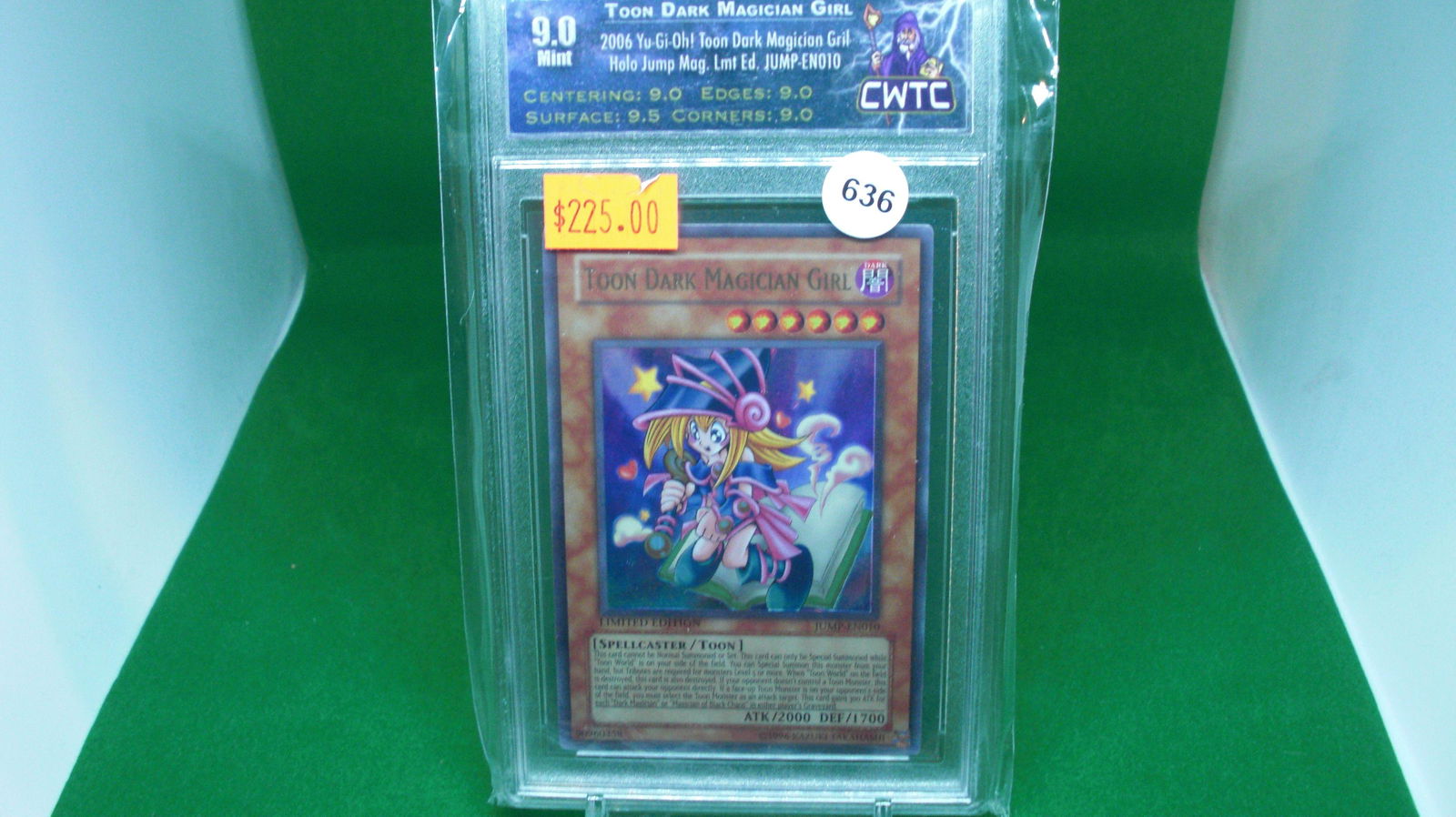 CWTC graded 9.0 yu gi oh magician girl (1 of 1)