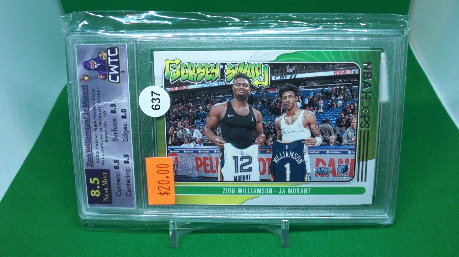 CWTC graded 8.5 ja morant zion williamson insert (1 of 1)