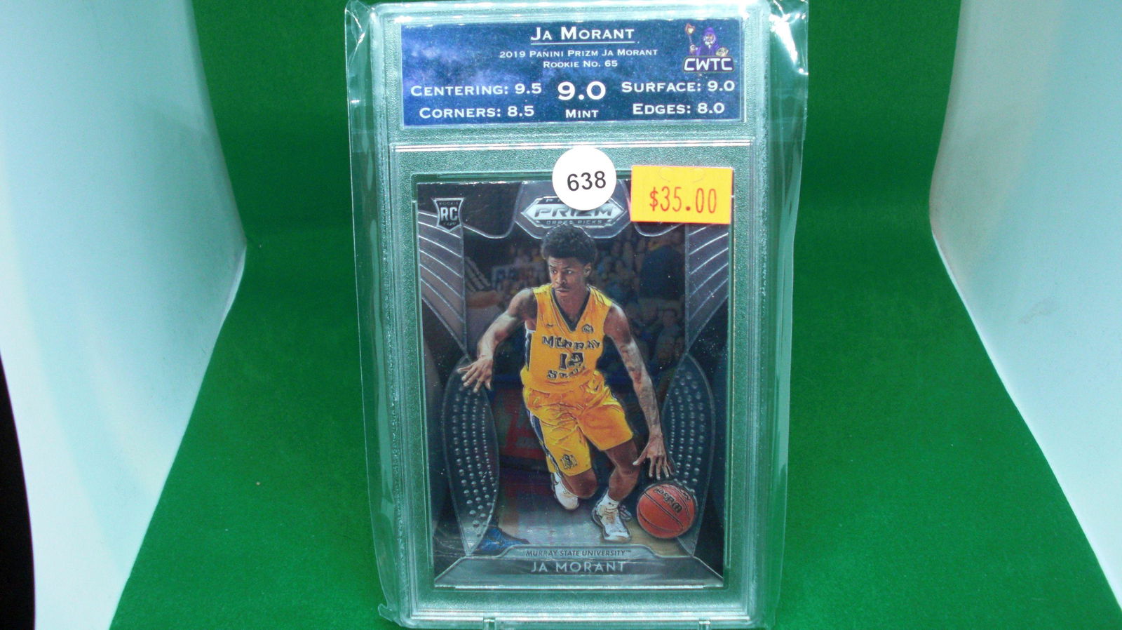 CWTC graded 9.0 ja morant prizm dp rc (1 of 1)